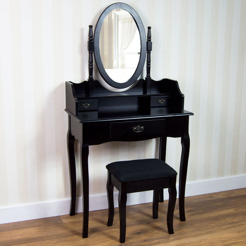 Natural Wood Non Polished Carved Dressing Table, for Home, Parlour, Feature : Attractive Designs, Durable