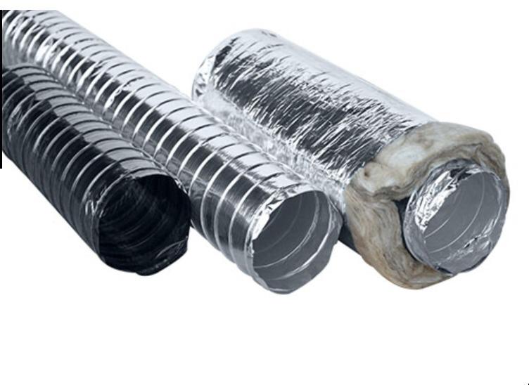 Aluminium Foil Polished Flexible Duct, Feature : Corrosion Resistance, Dimensional, High Quality