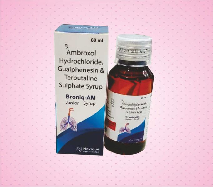 Ambroxol Hydrochloride, Guaiphenesin & Terbutaline Sulphate Syrup