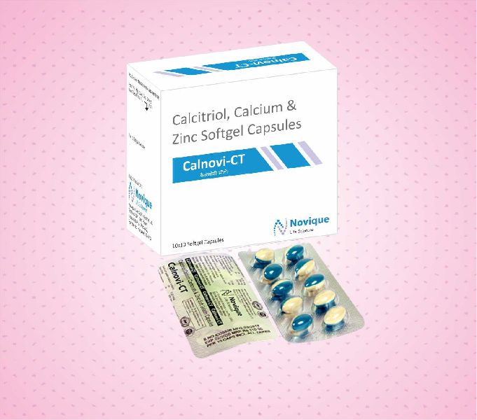 Calcitriol, Calcium & Zinc Softgel Capsules