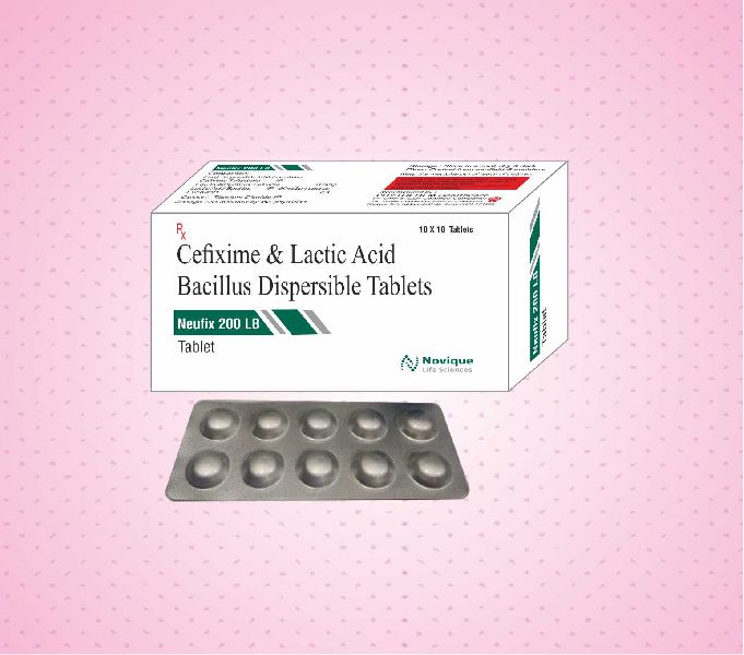 Cefixime & Lactic Acid Bacillus Dispersible Tablets