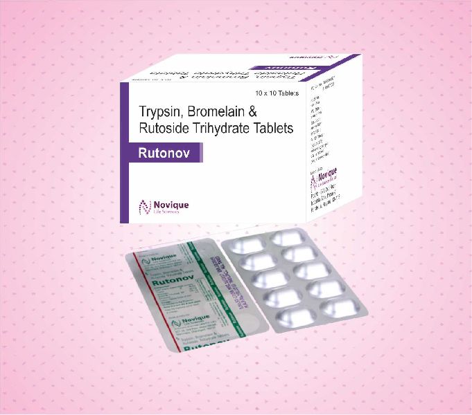 Trypsin Bromelain &amp;amp; Rutoside Trihydrate Tablets
