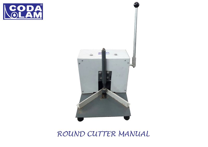 Codalam Grey Coated Mild Steel Manual Round Cutter, For Blade Accuracy, Packaging Type : Packet