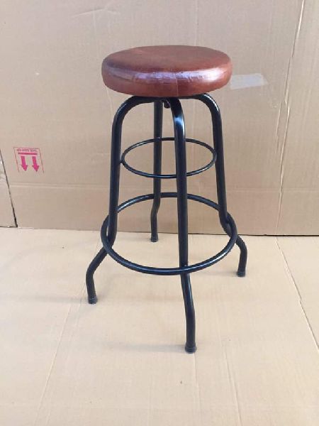Polished Iron Stool, for Home, Office, Restaurants, Feature : Fine Finishing, Quality Tested