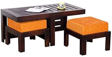 Low Height Dining Table Set, for Home, Hotel, Restaurant, Feature : Corrosion Proof, Quality Tested