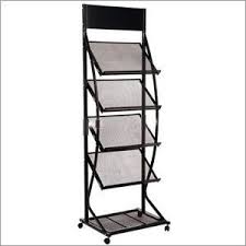 Stainless Steel Magazine Stand, Size : Approx 1700 mm