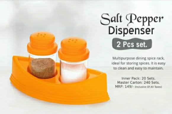 Non Polished Plastic Spice rack 2 container, Feature : Anti Corrosive, Durable, Eco-Friendly, High Quality