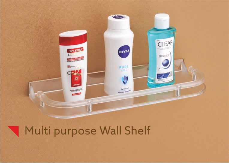Leezen Multipurpose Bathroom Wall Shelf