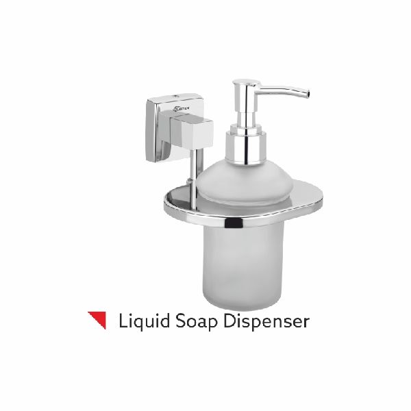 Leezen Round Liquid Soap Dispenser, Color : Silver