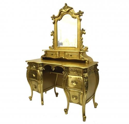 Non Polished Gold Dressing Table, for Home, Parlour, Feature : Attractive Designs, Durable, Easy To Place