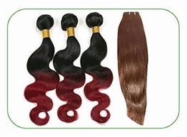 virgin human weft and remy hair