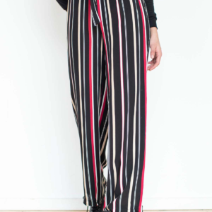 Wide trousers  Light pinkStriped  Ladies  HM IN