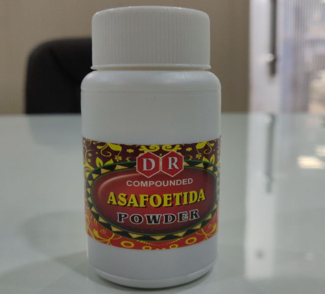 DR Compounded Asafoetida Powder, for Cooking, Feature : Good Smell, Improves Digestion