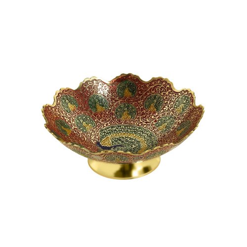 Oval brass bowl, Features : Buffet Specials, Durable