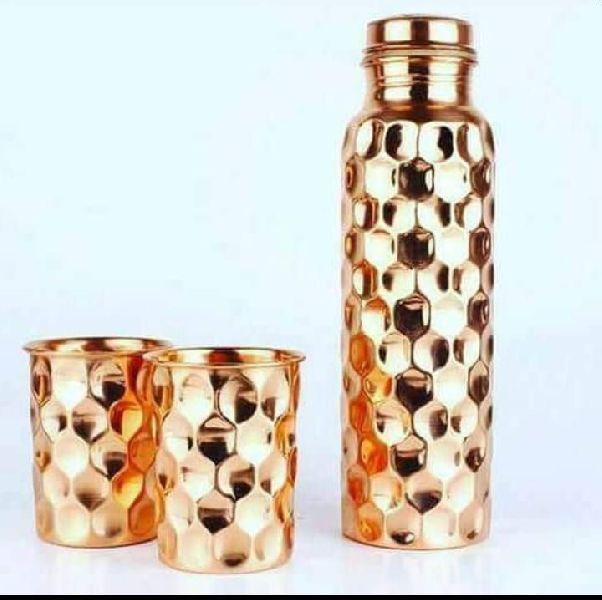 Hammered Copper Bottle Set, Feature : Long Life