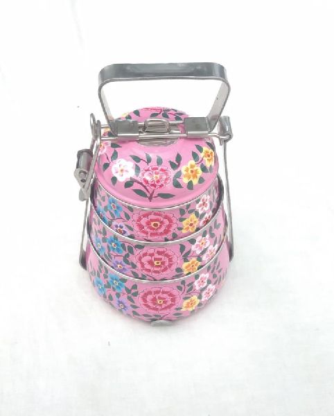 Hand Painted Tiffin