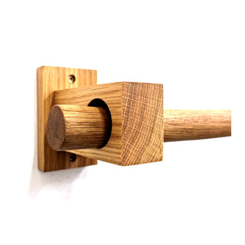 Polished Wooden Curtain Brackets, Length : 4inch, 5inch