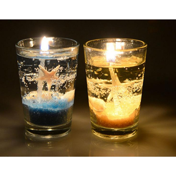 Glossy Paraffin Wax Jelly Candles, for Smokeless, Moisture