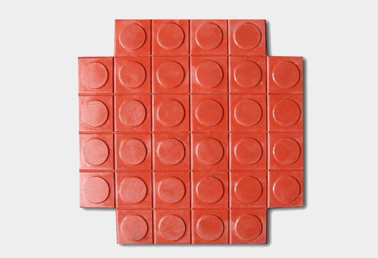 Cross Button Floor Tiles, Length : 40mm