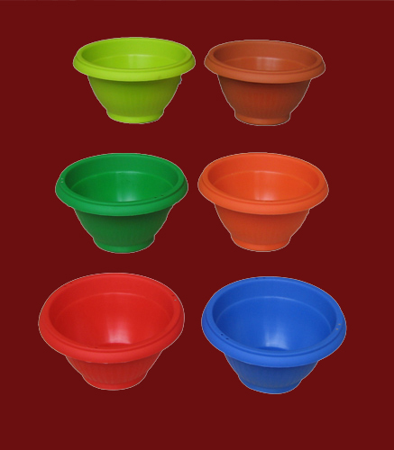 Round Plastic Pot, for Planting, Feature : Easy To Placed, Hard Structure