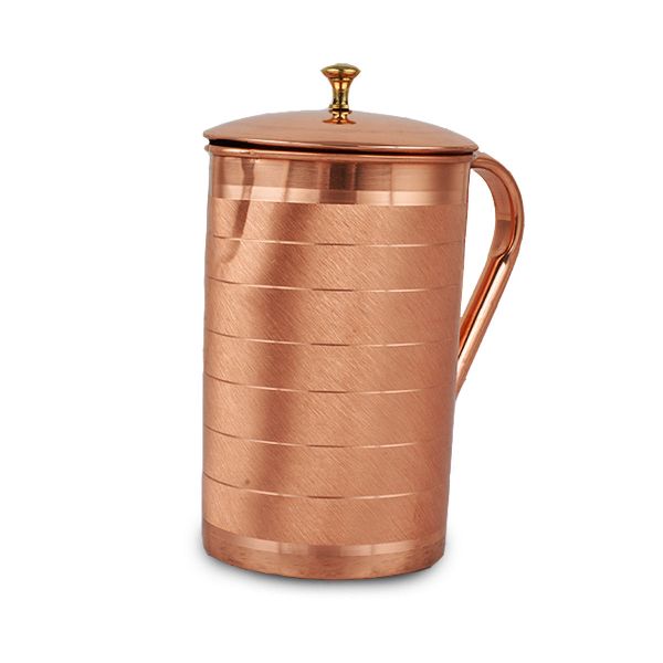 Round Copper Jug, for Serving Water