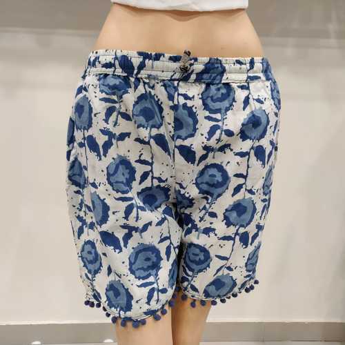 Vandana Handicraft Ladies Cotton Shorts, Size : 30, Technics : Machine ...