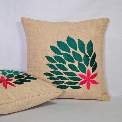 Linen Jute Cushion Cover, for Airplane, Hotel, Home, Hospital, Travel, Garden Furniture, Decorative