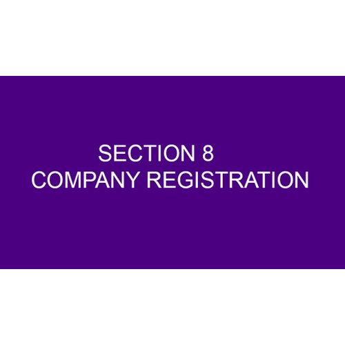 Section 8 Company Registration Service