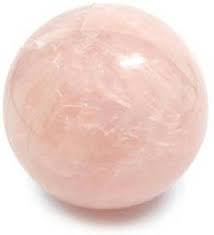 Standard Non Polished Rose Quartz Decorative Ball, for Decoration, Form : Solid