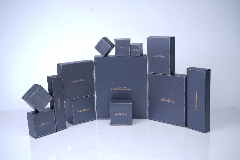 Rectangular PU LEATHER JEWELRY BOXES, for Storing Jewellery, Pattern : Plain, Printed