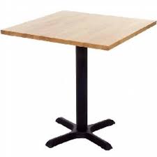 Plain Hemlock Wood Cafe Table, Shape : Rectangular, Round, Square
