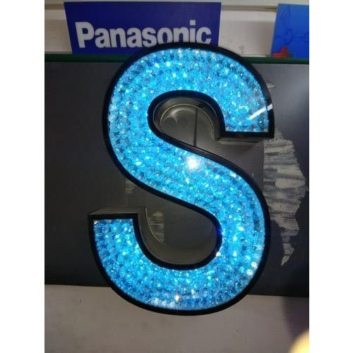 Rectangle Polished Acrylic Cristal LED Letter, Feature : Dimensional, Heat Resistance, High Quality