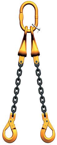 Round Alloy Steel 2 Leg Chain Sling