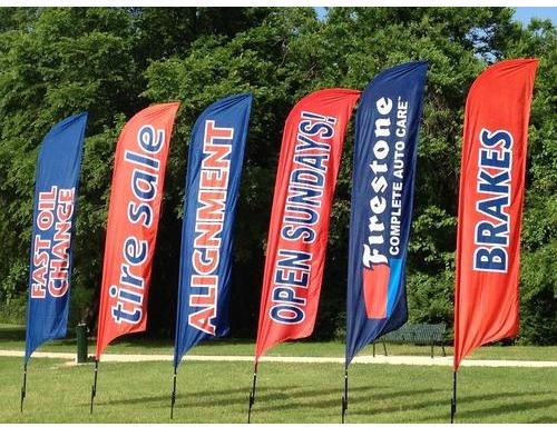 Advertising Flags, Size : 9 ft, 12 ft, 15 ft, 20 ft