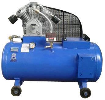 High Pressure Semi Automatic Gas Compressor, Color : Blue