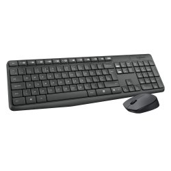 Logitech Wireless Keyboard, Color : Black