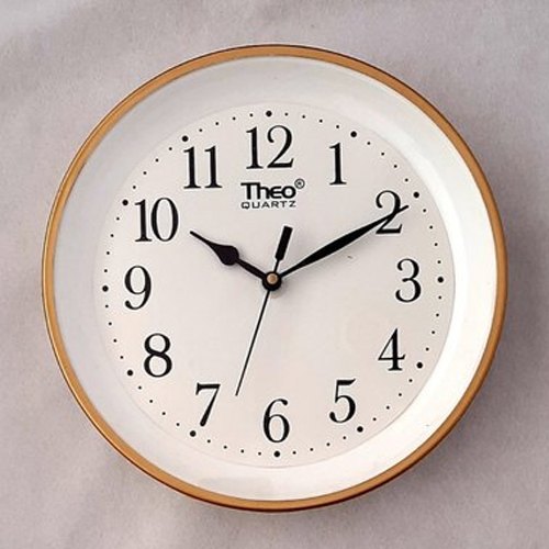 Theo Quartz Plastic Personalized Clock