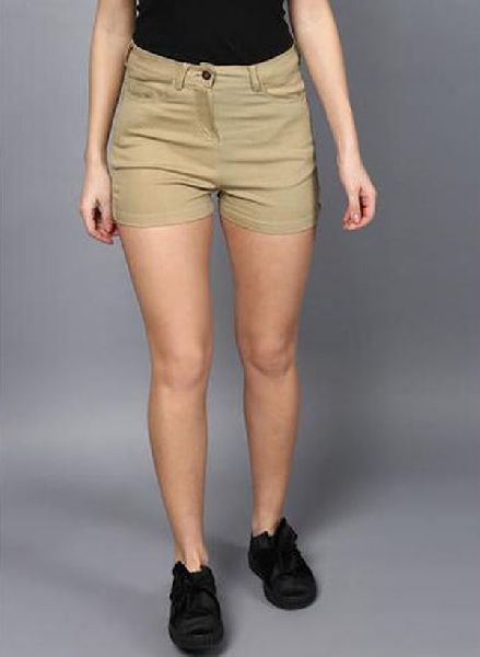 Plain Denim Ladies Designer Shorts, Size : XL