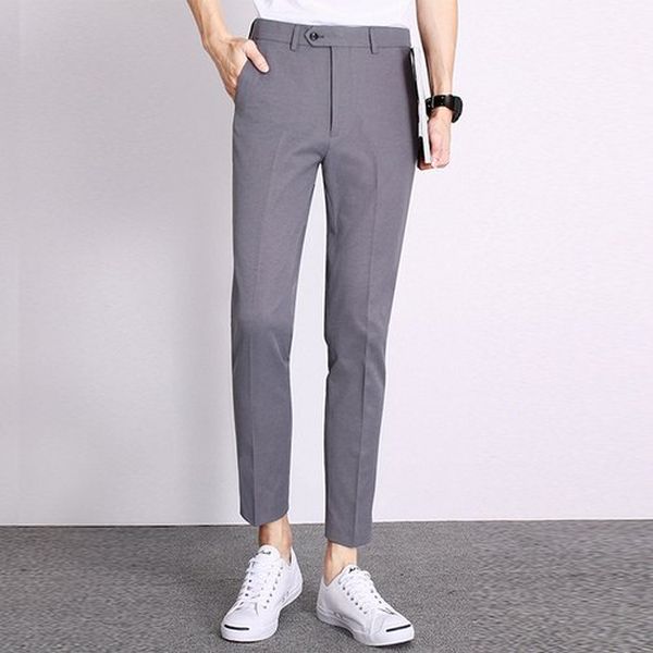 Buy Selected men regular fit windowpane pattern dress pants blue Online   Brands For Less