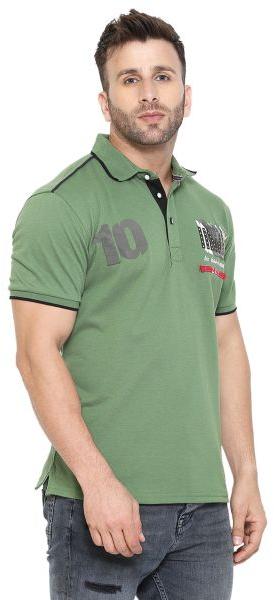 Printed Cotton Mens Polo T-Shirts, Occasion : Casual Wear