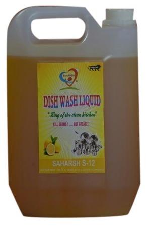 Saharsh 5 Litre Liquid Dish Wash, Feature : Anti Bacterial, Antiseptic, Basic Cleaning, Remove Hard Stains