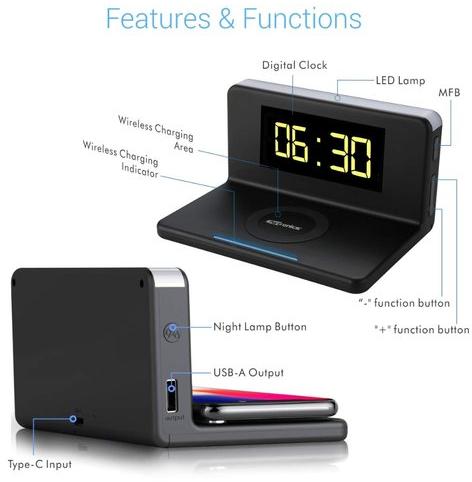 ABS Plastic Digital Alarm Clock