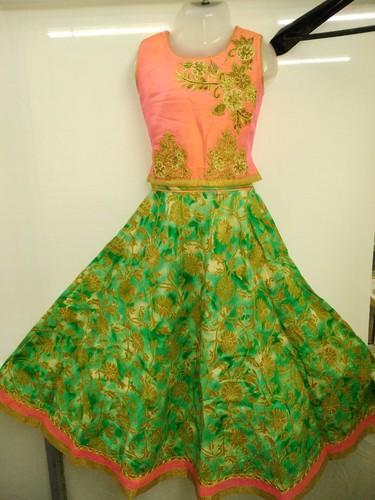 Silk Navratri Style Ghagra Choli, Size : 18/38