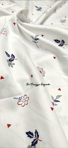Cotton Satin Printed Shirting Fabric