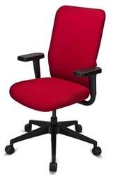 Adjustable Arms Chair, Seat Material : Polyester, Color : Red