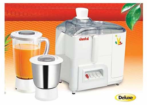 Sheetal Deluxe Juicer Mixer Grinder, Housing Material : Plastic