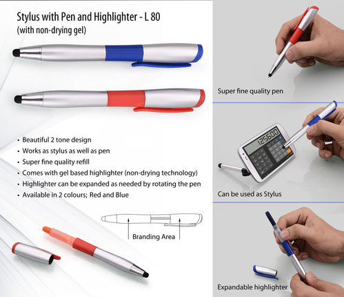 Stylus Highlighter Pen, for Mobile Phone, Color : Blue