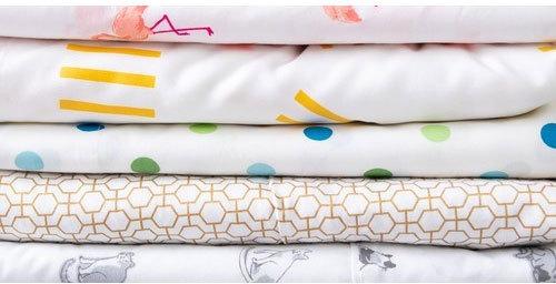 Cotton printed bed sheet