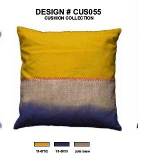 Cotton Plain Indo Square Cushion Cover, Size : 16 x 16 Inch