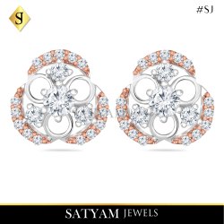 Buy quality Gold flair diamond earrings ber 022 in Delhi
